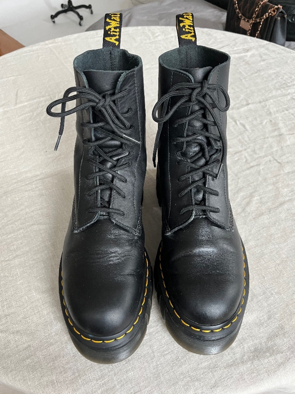 Dr. Martens Jadon Platform Boots, Worn Once